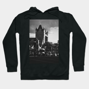 Rush hour at Tower Bridge Hoodie